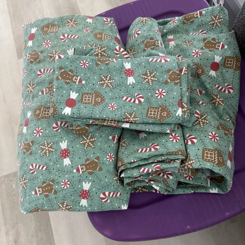 Martex Holiday‎ Full Gingerbread Sheet Set
